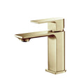 Lead Free Solid Brass Single Handle Bathroom Vanity Sink Faucet With Water Hose