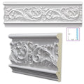 Leafy Scroll 7.125 Inch Frieze Chair Rail 8 Pieces