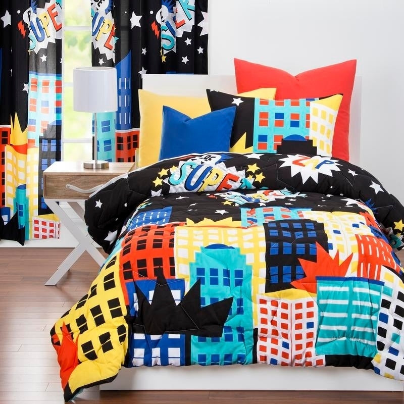 Learning Linens Be Super Microfiber 3 Piece Comforter Set