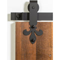 Leatherneck Hardware Ftfdl60K1 142 Premium Series 60 Fleur De Lis Style Sliding Barn Door Track And Fitting Set Black