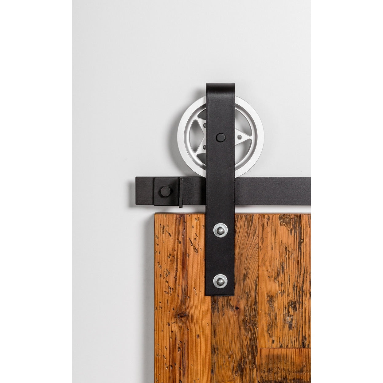 Leatherneck Hardware Fttss60K1 142 Premium Series 60 Texas Star Top Mount Style Sliding Barn Door Track And Fitting Set