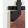 Leatherneck Hardware Ftc84K1 142 Premium Series 84 Cornered Style Sliding Barn Door Track And Fitting Set Black