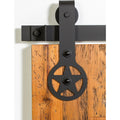Leatherneck Hardware Ftra96K1 142 Premium Series 96 Ranger Style Sliding Barn Door Track And Fitting Set Black