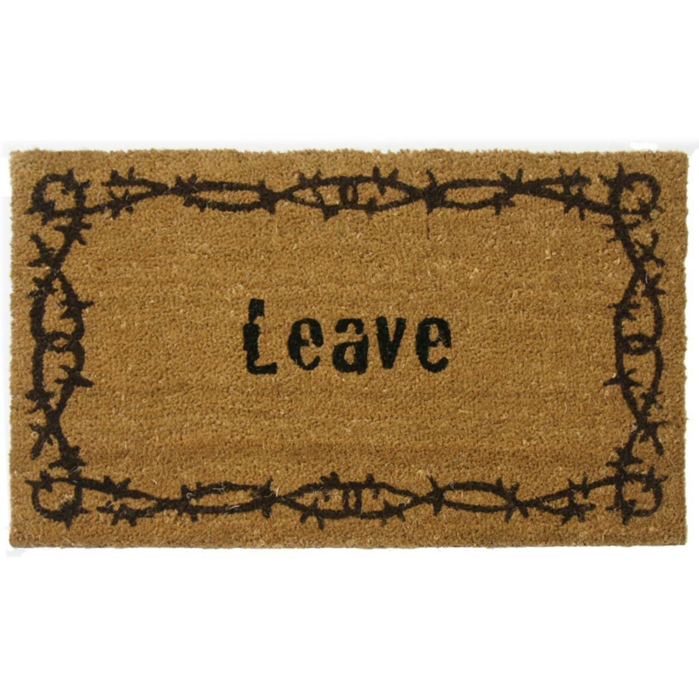Rubber Cal Leave Coir Outdoor Door Mat
