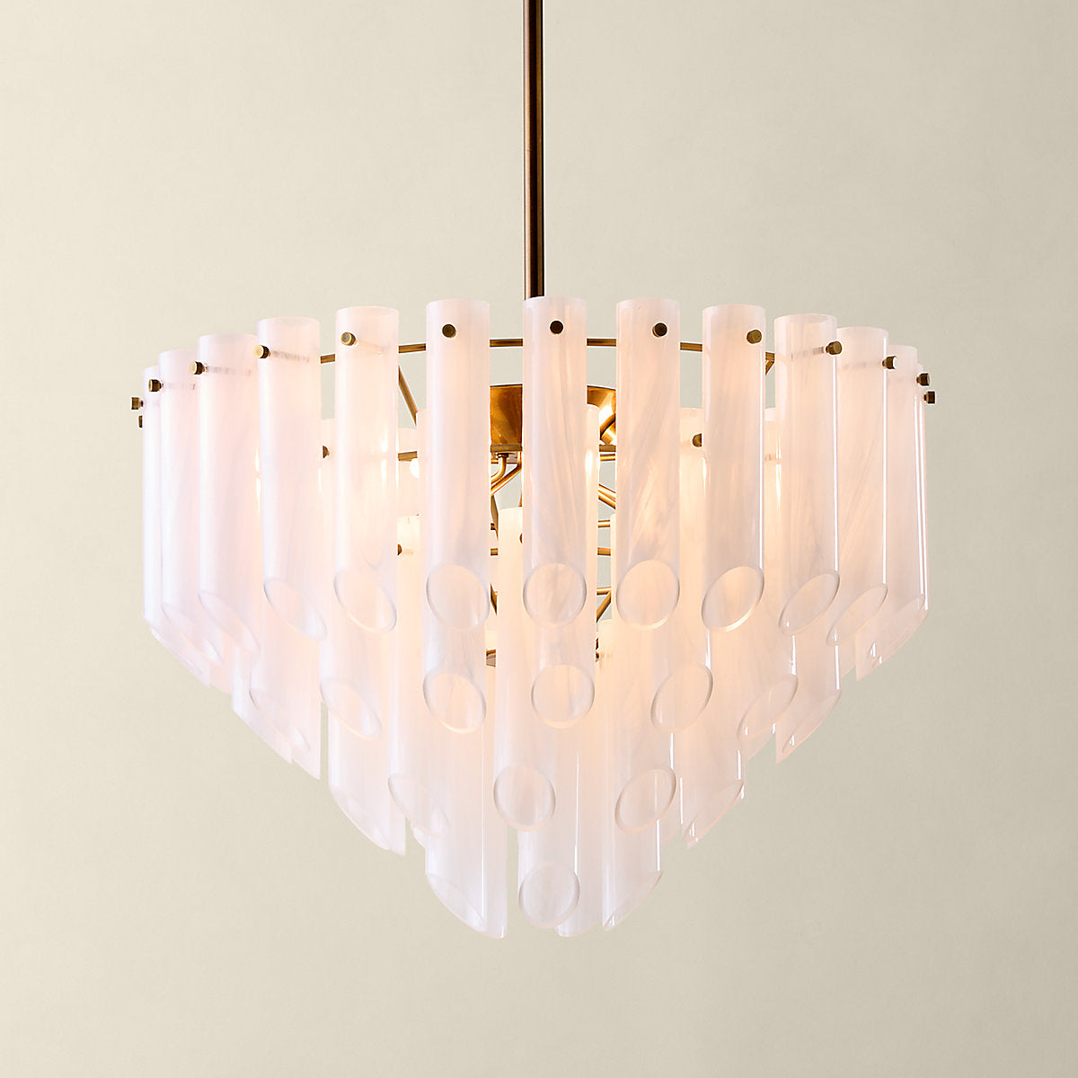 Lecko Milky Glass Flush Mount Light