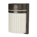 Afx Led Security 7.5 Inch Bronze Led Outdoor Sconce White Polycarbonate Shade