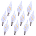 Led E12 Candelabra 2700K 300 Cri80 Es Ul Cul 2.5W 25W Equivalent 15000Hrs Lm165 Dimmable Input Voltage 120V 10 Pack