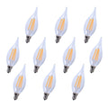Led E12 Candelabra 3000K 300 Cri80 Es Ul Cul 4W 40W Equivalent 15000Hrs Lm300 Dimmable Input Voltage 120V 10 Pack