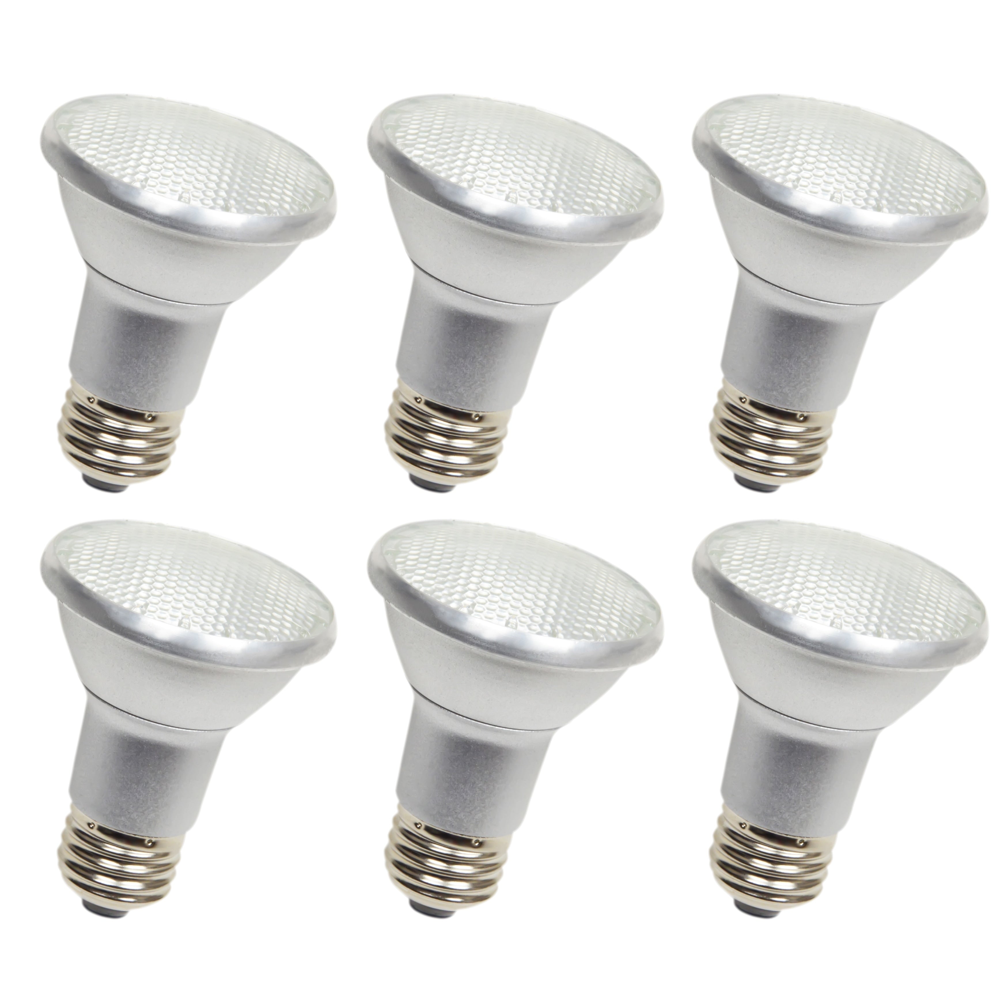 Led Par20 5000K 40 Cri80 Es Ul 7W 50W Equivalent 25000Hrs Lm550 Dimmable Input Voltage 120V 6 Pack