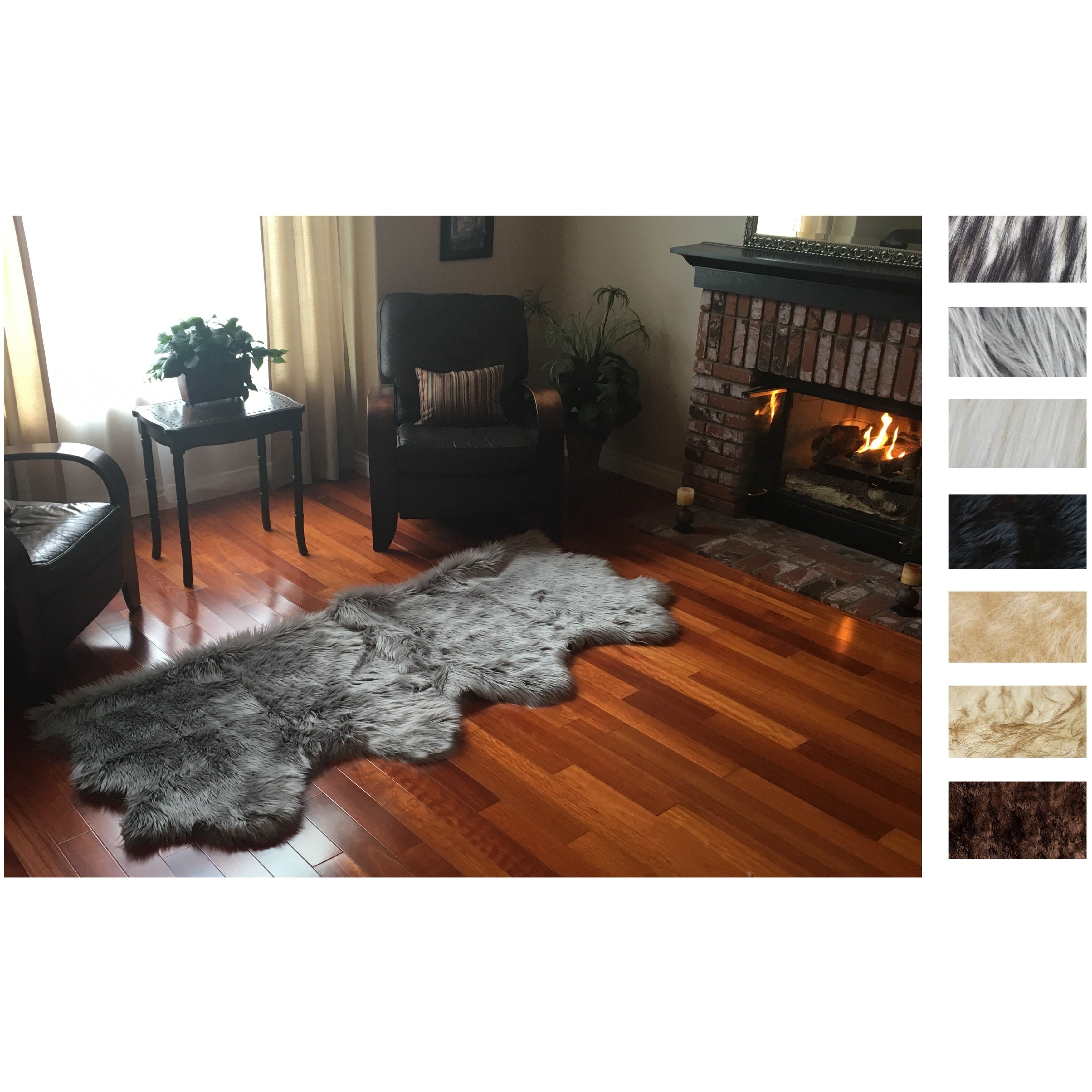 Legacy Faux Sheepskin 4 Pelt Shag Runner Rug 3 X 8 3 X 8