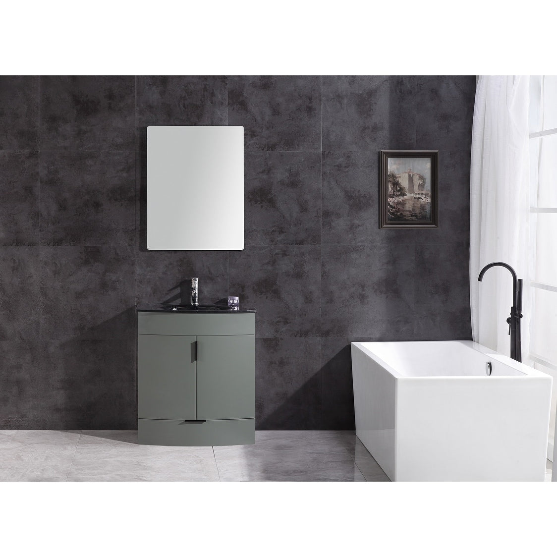 Legion Furniture 24 Pewter Green Sink Vanity Wtm8130 24 Pg Pvc