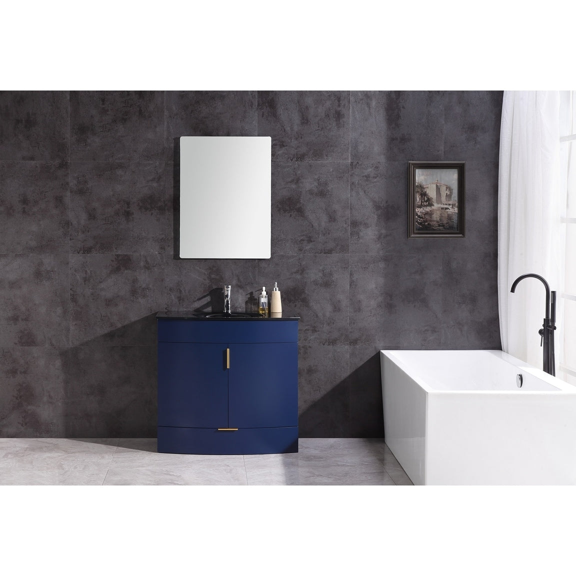 Legion Furniture 36 Blue Sink Vanity Wtm8130 36 B Pvc