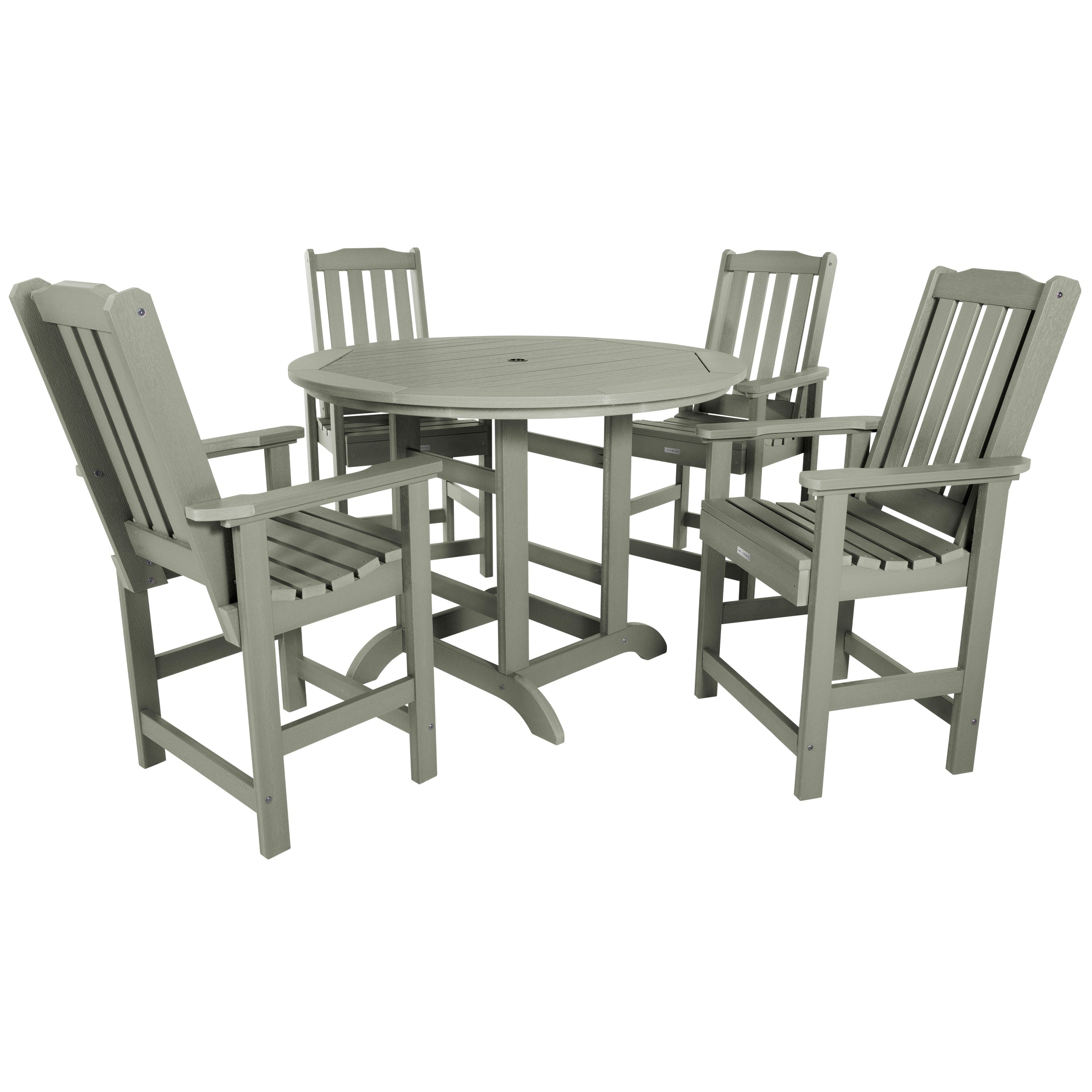 Lehigh 5 Piece Round Counter Height Dining Set