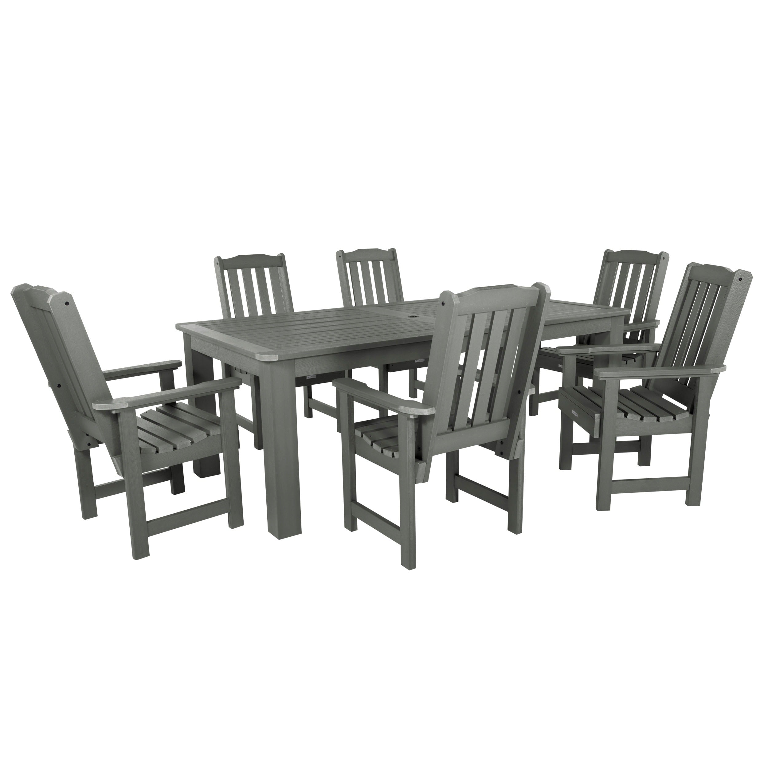 Havenside Home Mandalay 7 Piece Rectangular Outdoor Dining Set