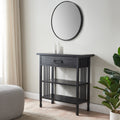 Leick Furniture Ironcraft Mission Oak Foyer Bookcase W Drawer Storage