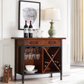 Leick Home Ironcraft Mini Bar Wine Stand