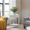 Cottage White Corner Table Stand