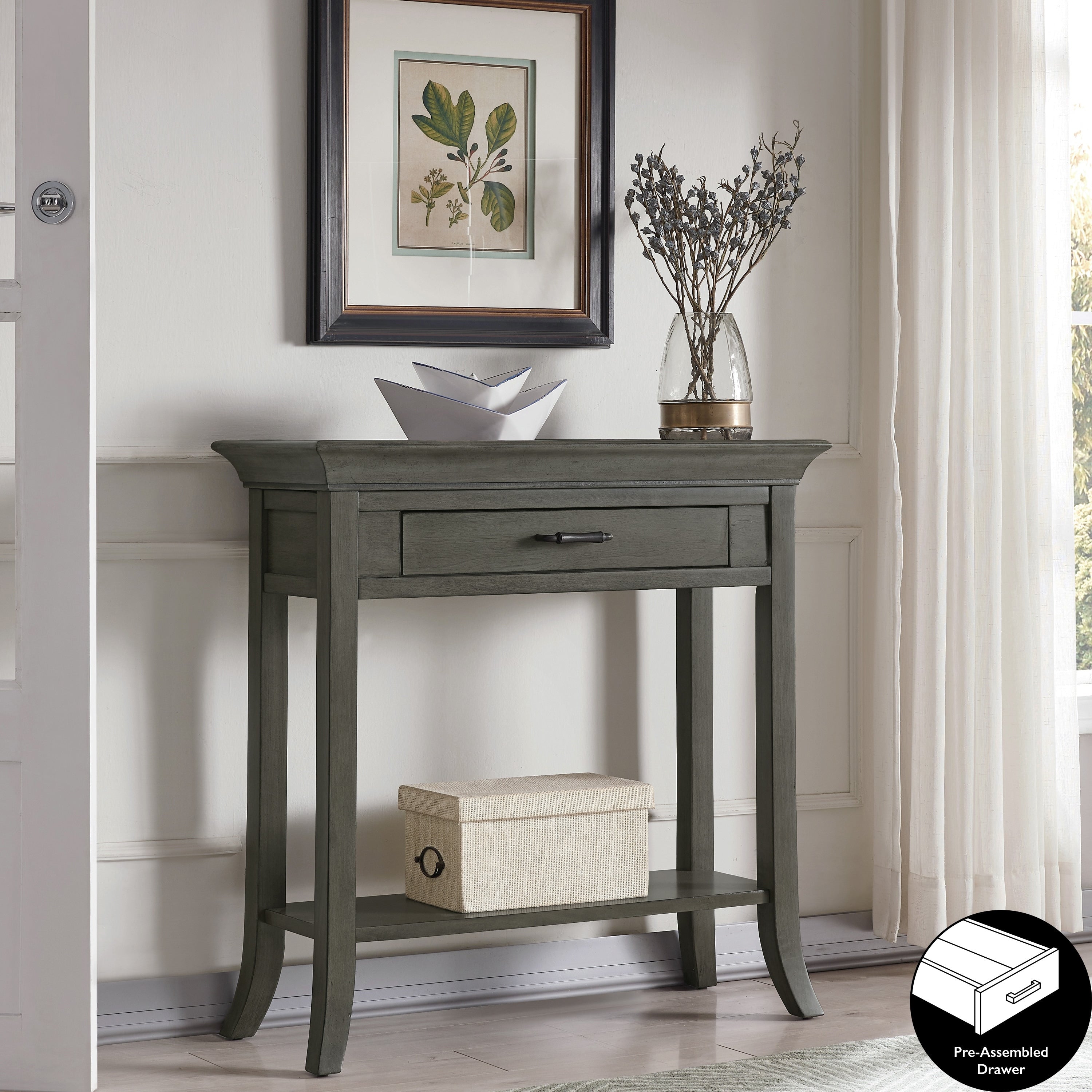 Copper Grove Castilleja Solid Wood Cherry Console Table