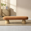 Leisure Bench End Of Bed Bench Entryway Bench Boucle Ottoman Dining Bench Upholstered Bench With Wood Legs