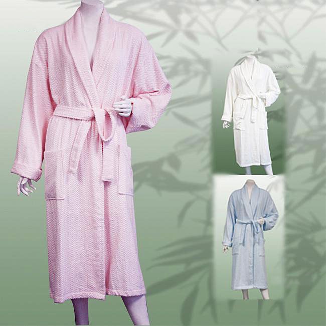Leisureland Womens 47 Inch Jacquard Bath Robe