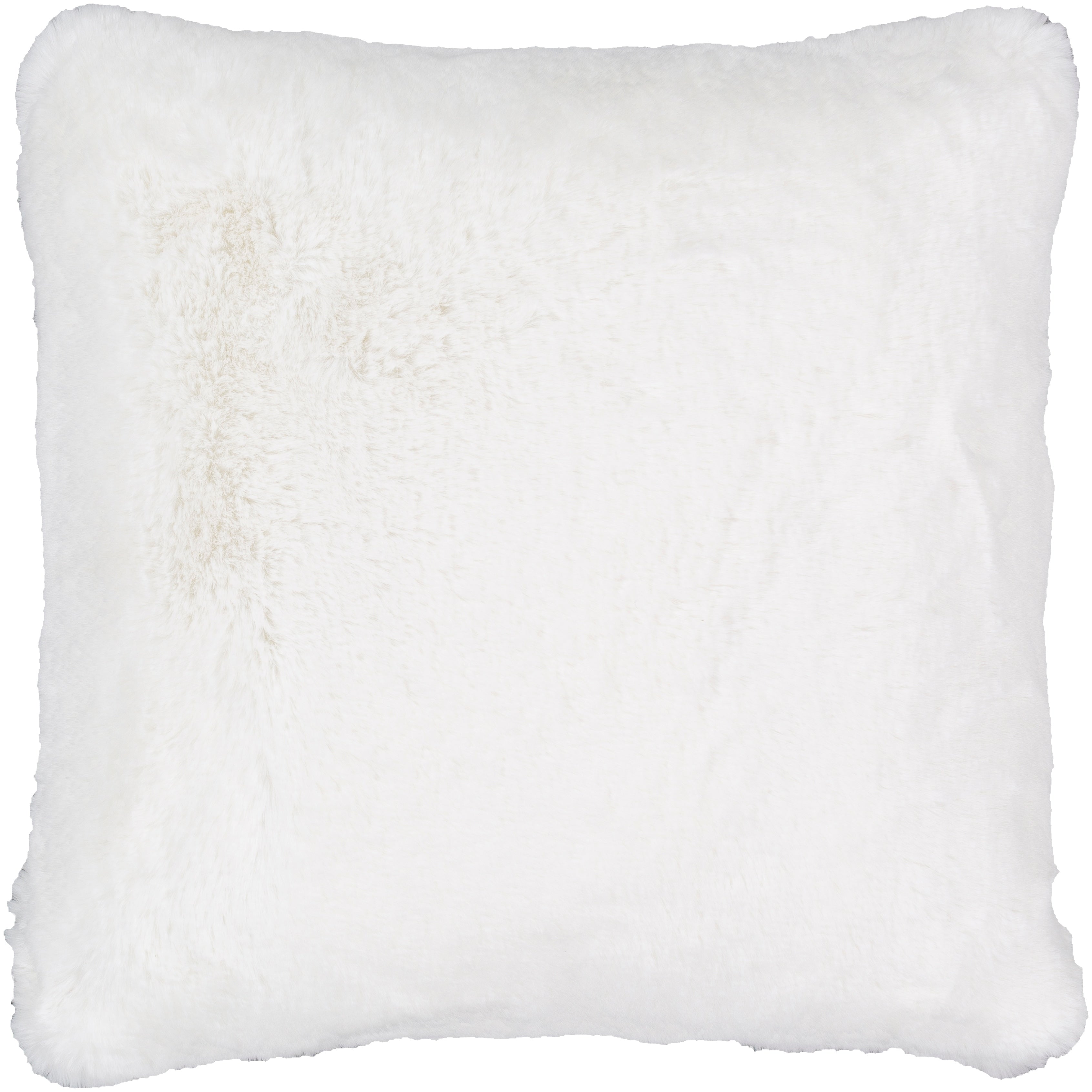 Lely Faux Fur 2 Inch Poly Or Feather Down Throw Pillow