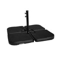 Lemike 4 Pc Universal Umbrella Weights With Cross Brace Stand Kit