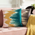 Lena Modern Hand Embroidered 22 In Poly Or Feather Down Throw Pillow