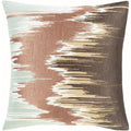 Lena Modern Hand Embroidered 22 Inch Throw Pillow Cover