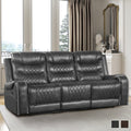 Lenci Double Reclining Sofa With Drop Down Cup Holders Receptacles And Usb Ports