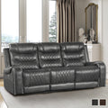 Lenci Power Double Reclining Sofa With Drop Down Cup Holders Receptacles And Usb Ports