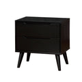 Lennart Mid Century Modern Nightstand Black