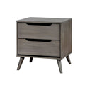 Lennart Mid Century Modern Nightstand Gray