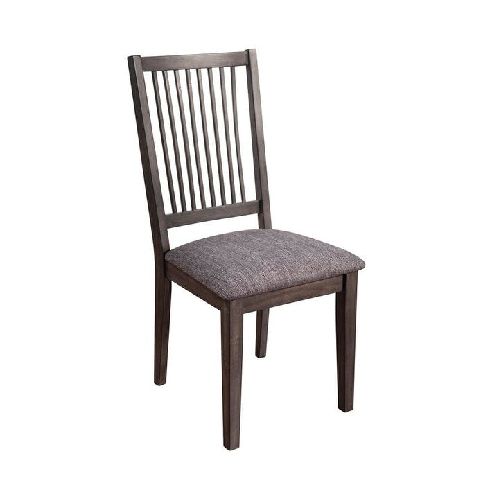 Lennox Set Of 2 Wood Dining Side Chairs Dark Tobacco N A