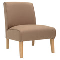 Warehouse Of Tiffany Lenowski Sand Color Suede 29.5 Inch Lounge Chair