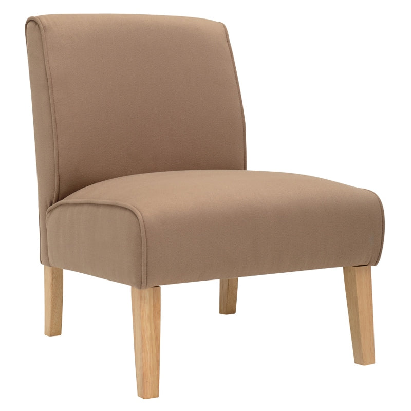 Warehouse Of Tiffany Lenowski Sand Color Suede 29.5 Inch Lounge Chair