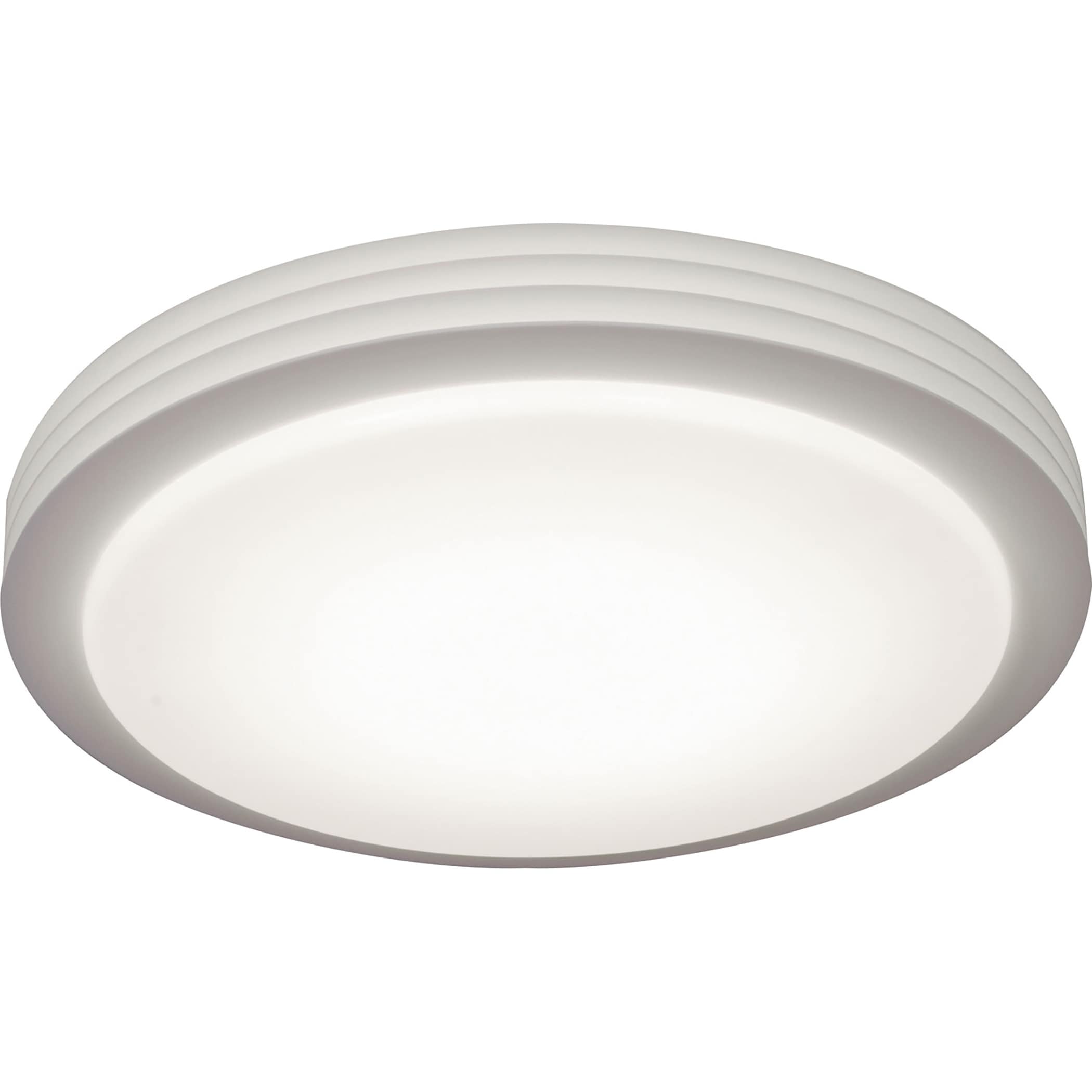 Afx Lenox 23 Inch White Led Flush Mount White Acrylic Shade