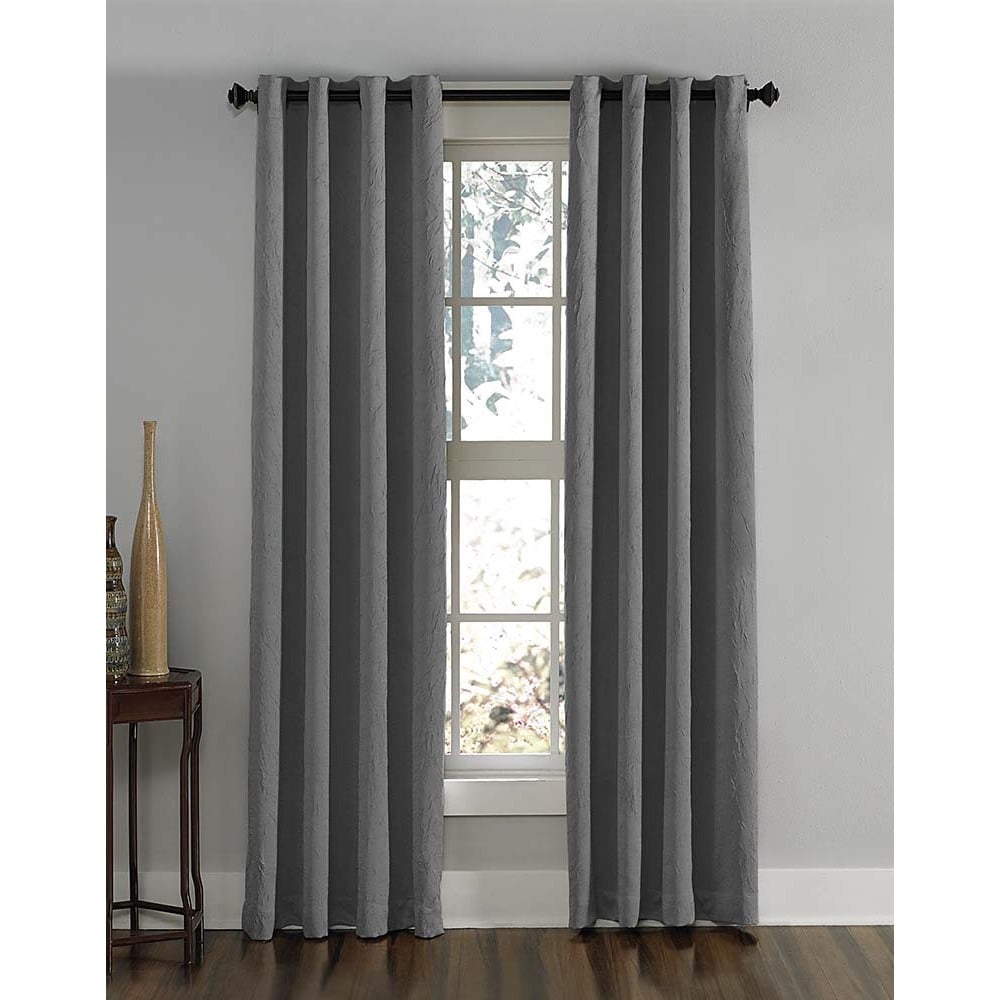 Lenox Crushed Textured Room Darkening Grommet Panel
