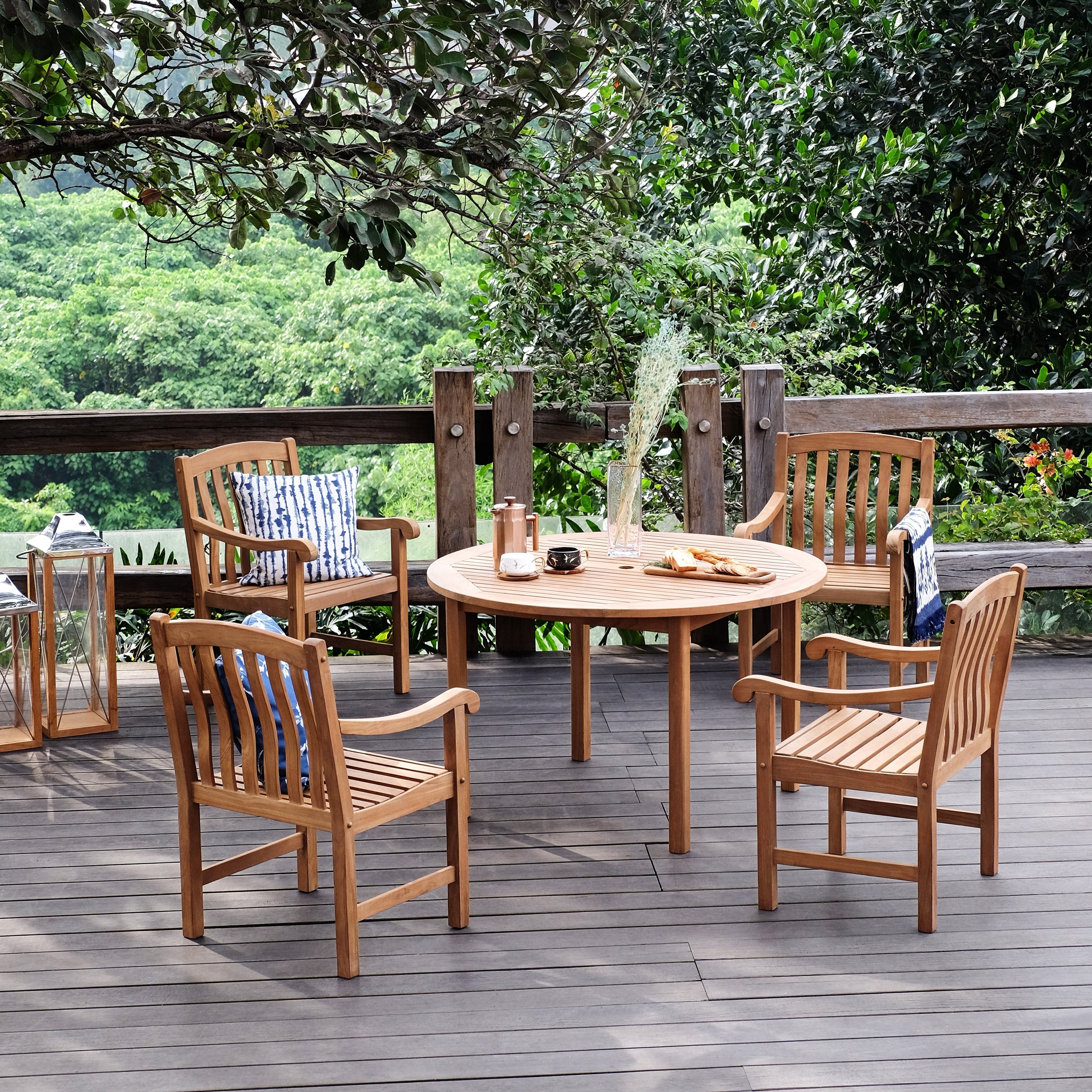 Cambridge Casual Sherwood 5 Piece Teak Dining Set
