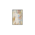 Leoric Paintings Abstract Polyester Canvas Acrylic Painted Africa Solid Whitewood Framed