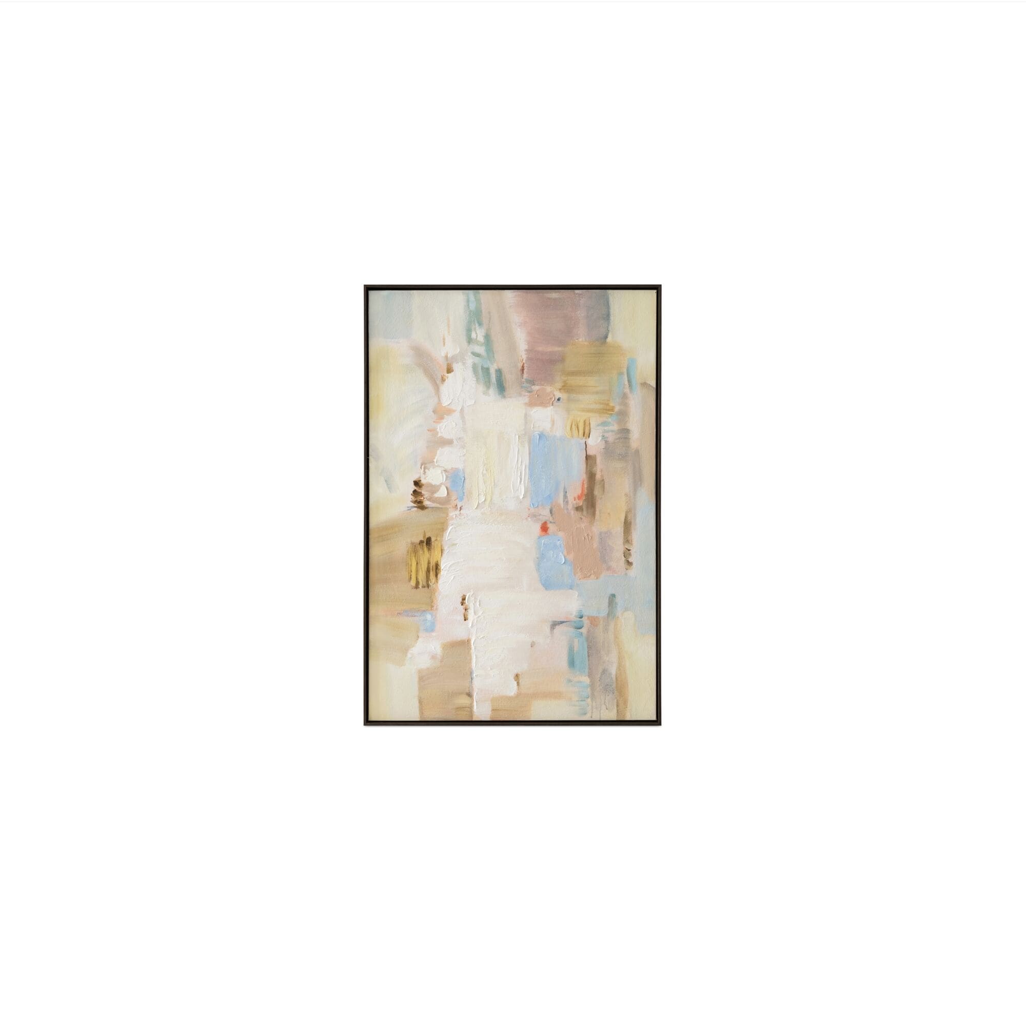Leoric Paintings Abstract Polyester Canvas Acrylic Painted Africa Solid Whitewood Framed