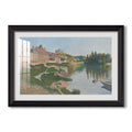 Les Andelys Cote Daval 1886 Paul Signac Custom Framed Print