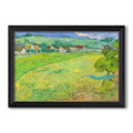 Les Vessenots In Auvers 1890 Vincent Van Gogh Custom Framed Canvas