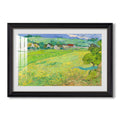 Les Vessenots In Auvers 1890 Vincent Van Gogh Custom Framed Print