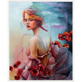 Letting Go By Karen Chang Framed Canvas Wall Art Print
