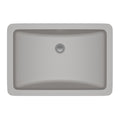 Lexicon Platinum V214 Quartz Composite Rectangle Vanity Sink Concrete