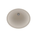 Lexicon Platinum V210 Quartz Composite Oval Vanity Sink Beige