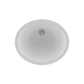Lexicon Platinum V210 Quartz Composite Oval Vanity Sink White