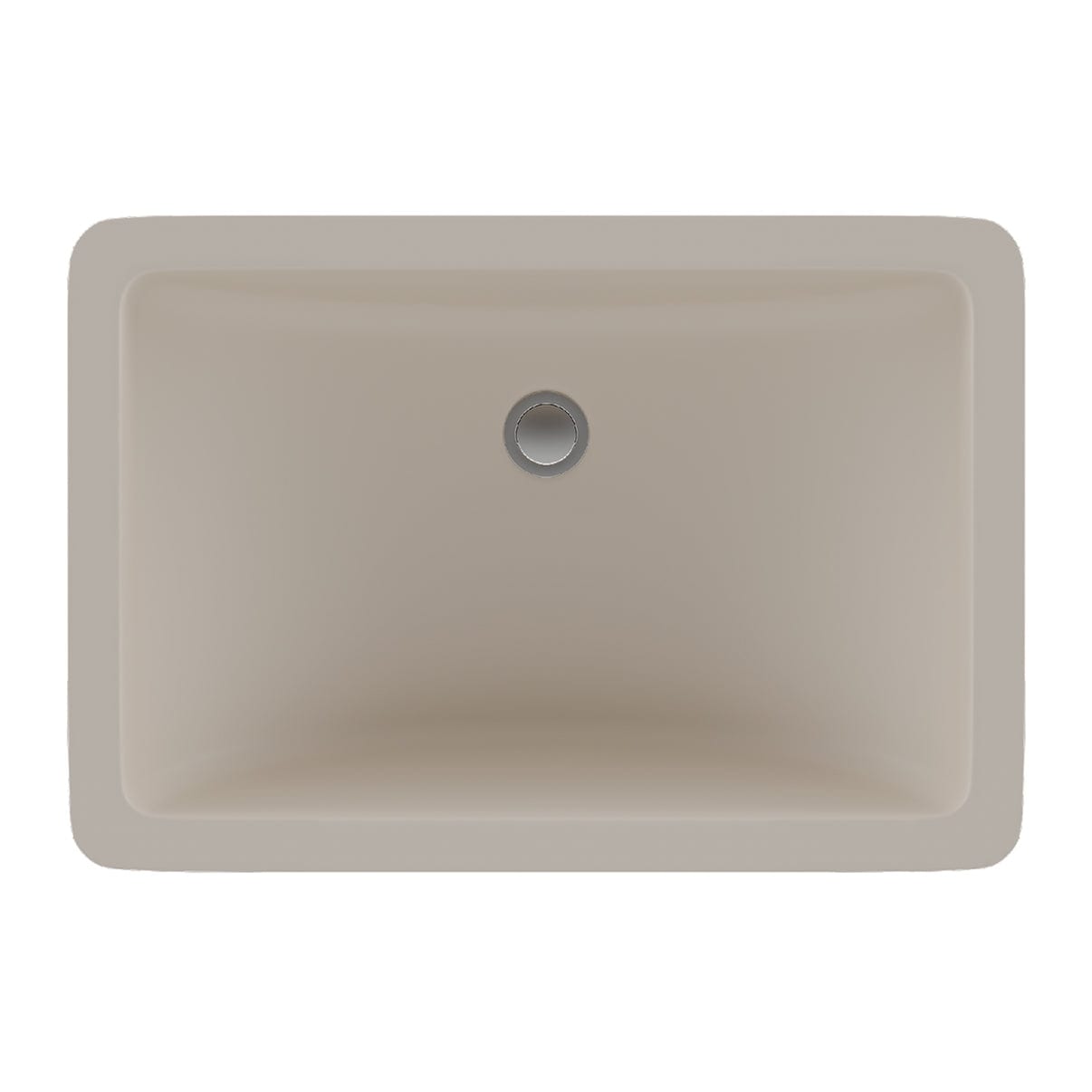 Lexicon Platinum V214 Quartz Composite Rectangle Vanity Sink Beige