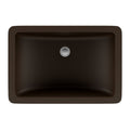 Lexicon Platinum V214 Quartz Composite Rectangle Vanity Sink Mocha