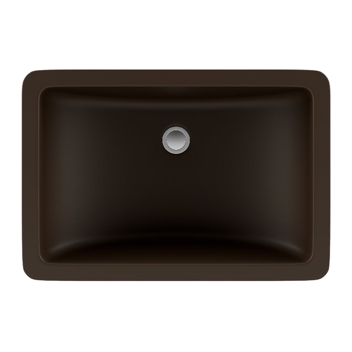 Lexicon Platinum V214 Quartz Composite Rectangle Vanity Sink Mocha